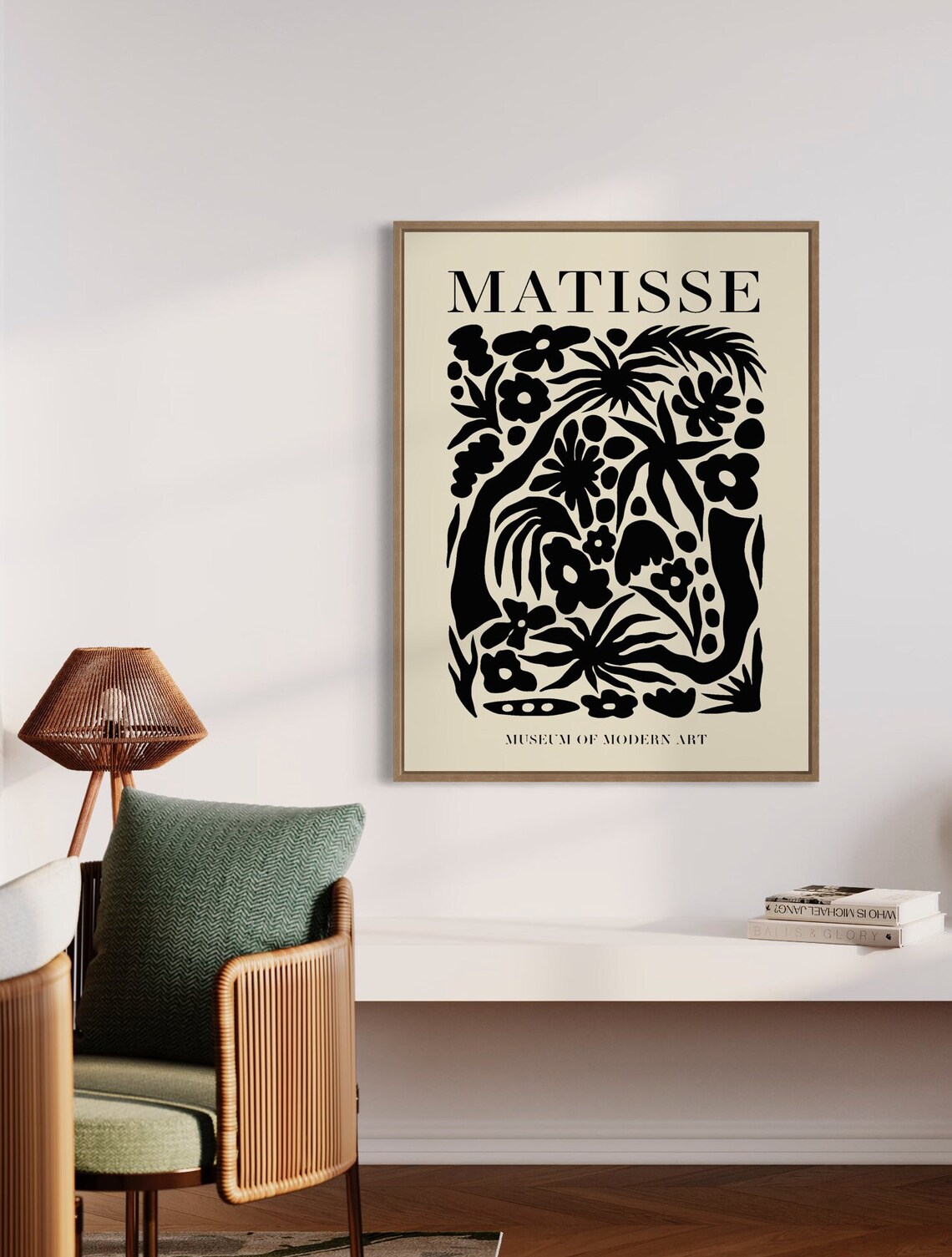 Henri Matisse Botanical Wall Art, Boho Minimalist - Image 2