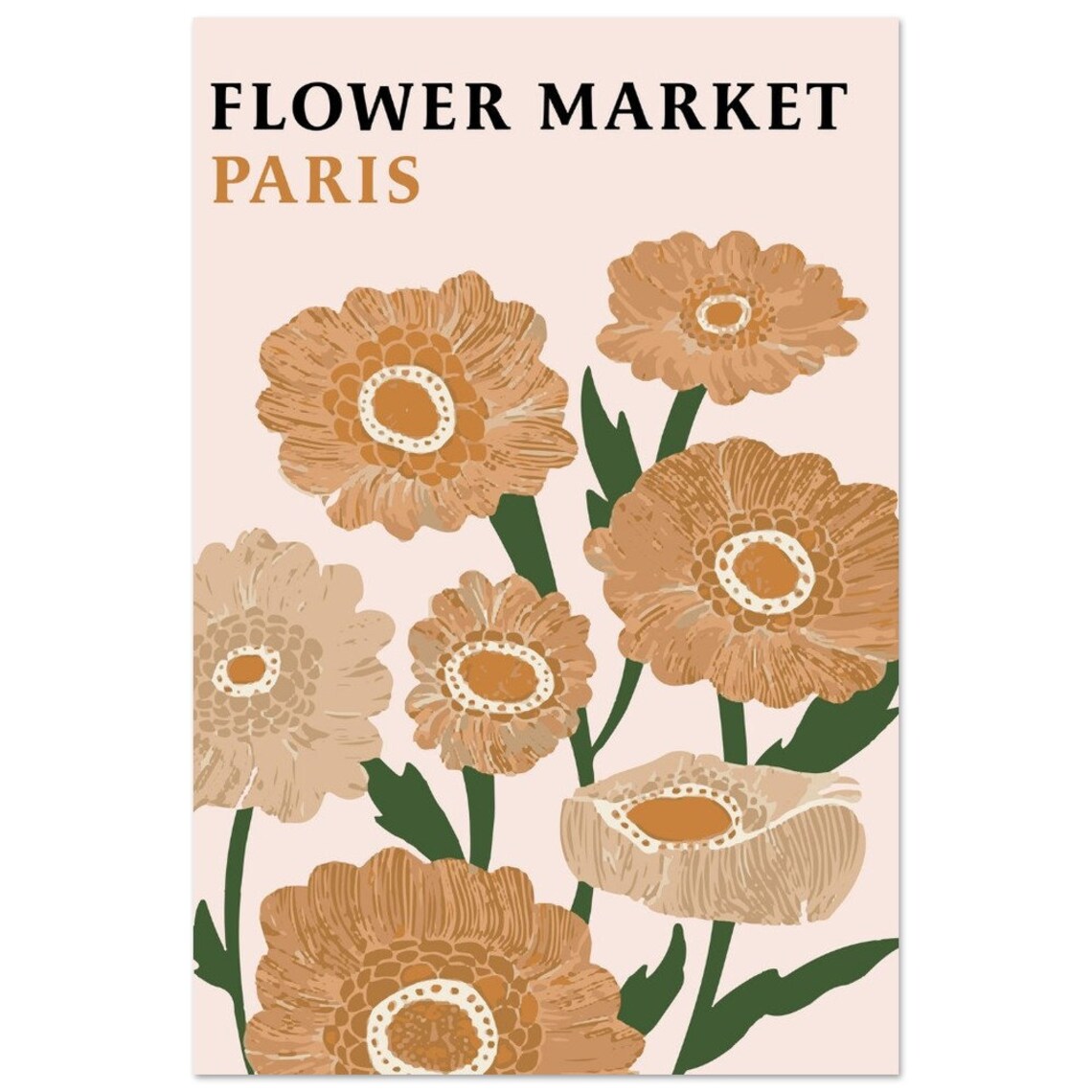 Flower Market Poster, Vintage Botanical Art - Image 4