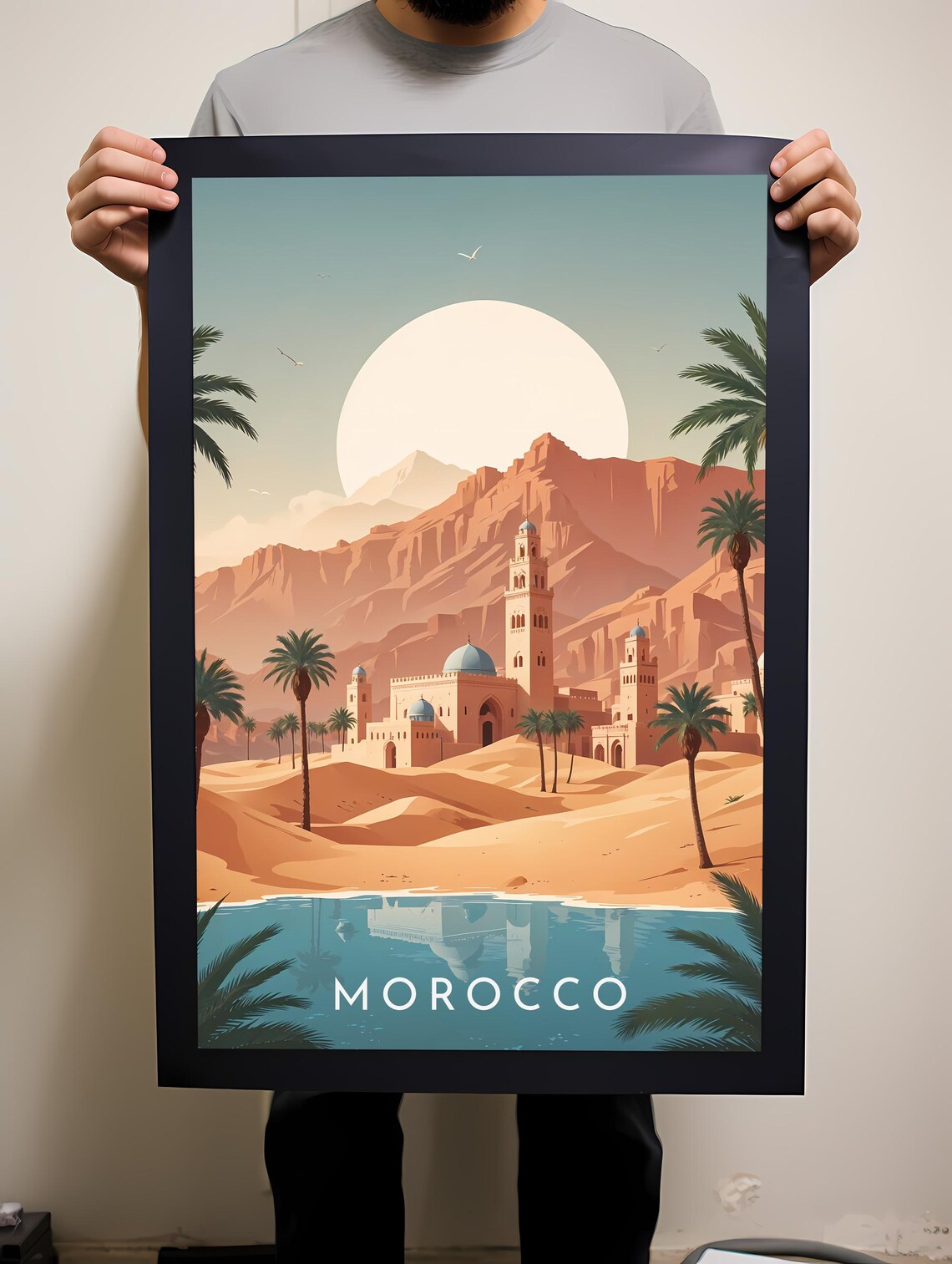 Printable Wall Art Morocco Retro Travel Poster Instant Hanging Decor New Home Gift - Image 2