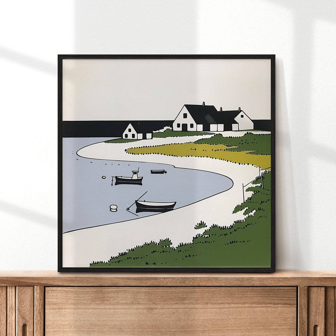 Cape Cod Travel Poster, Modern Home Gift