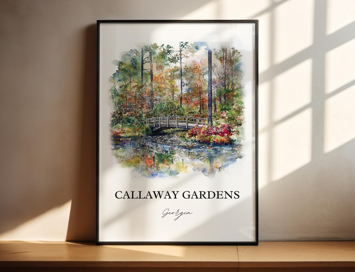 Callaway Gardens, Pine Mountain, Georgia Travel Poster