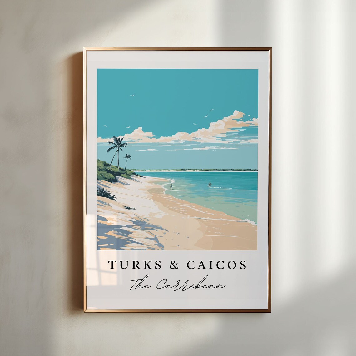 Turks And Caicos Traditional Travel Poster