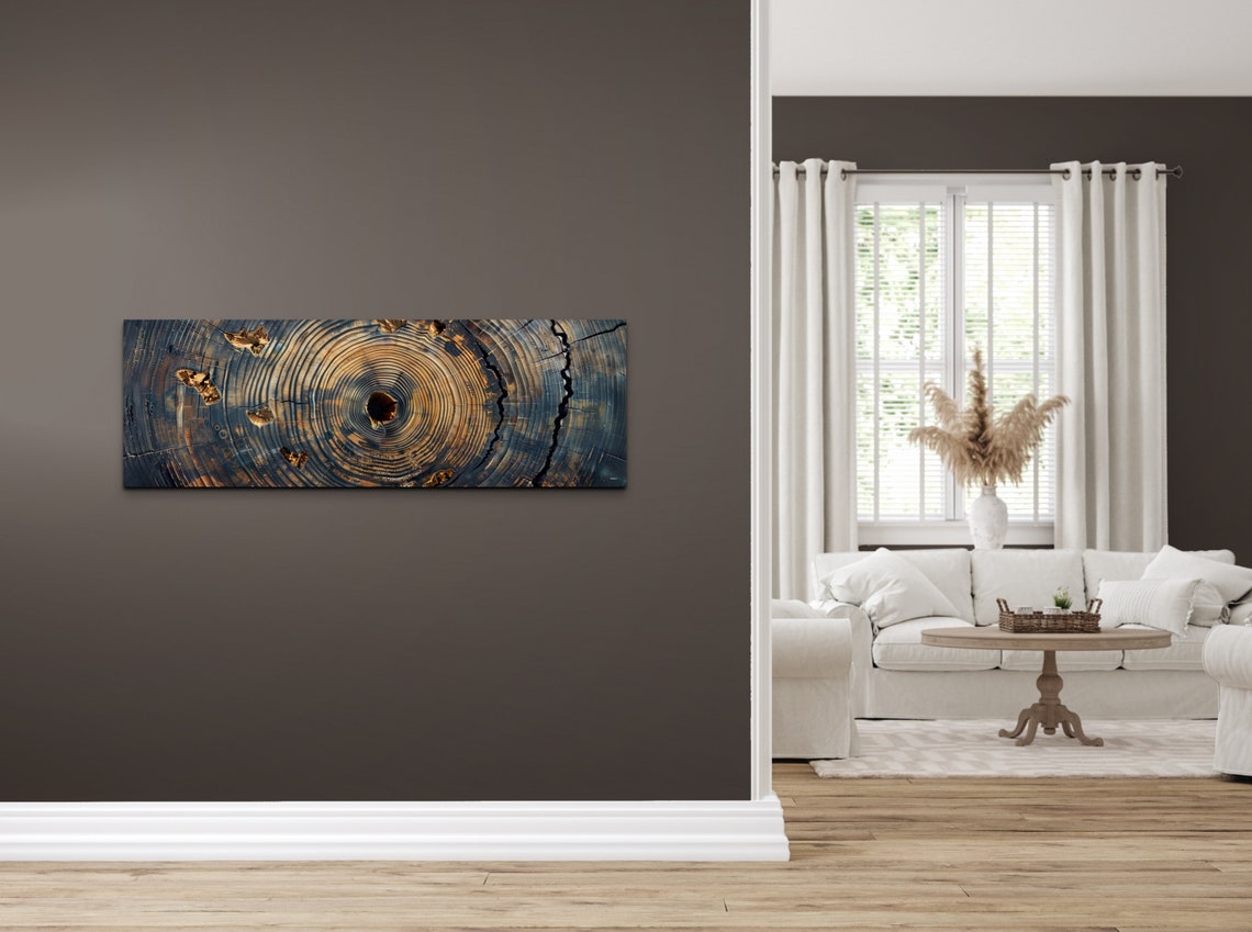 Abstract Tree Ring Nordic Art Print - Image 7