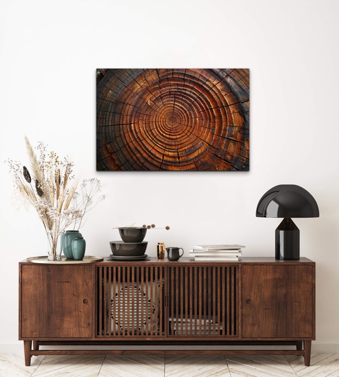 Tree Ring Art Print, Tree of Life Landscape - Image 7