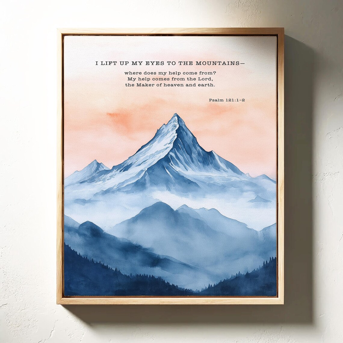 Psalm 1211-2 Mountain, Inspirational Bible Verse - Image 3
