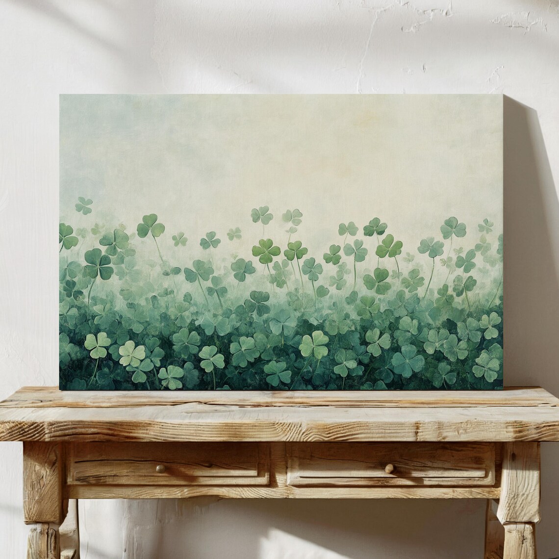 Shamrock Field, Nature Inspired Art Print - Image 6