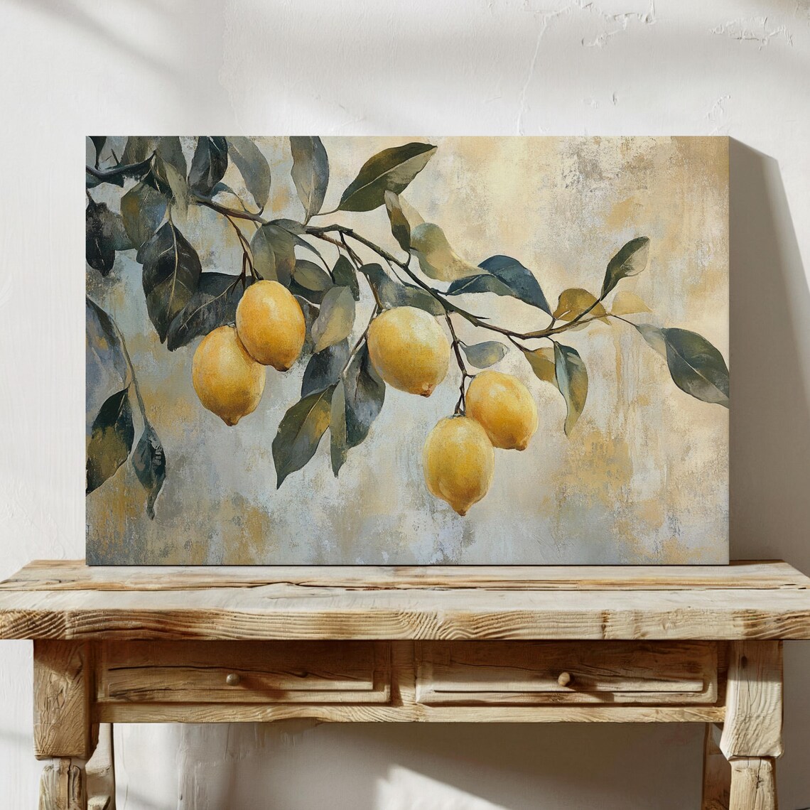Vintage Lemon Tree Art Print, Rustic Farmhouse Decor - Image 7