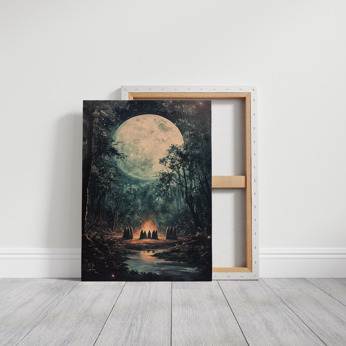 Enchanting Forest Moonlight, Witchy Woodland Magic - Image 6
