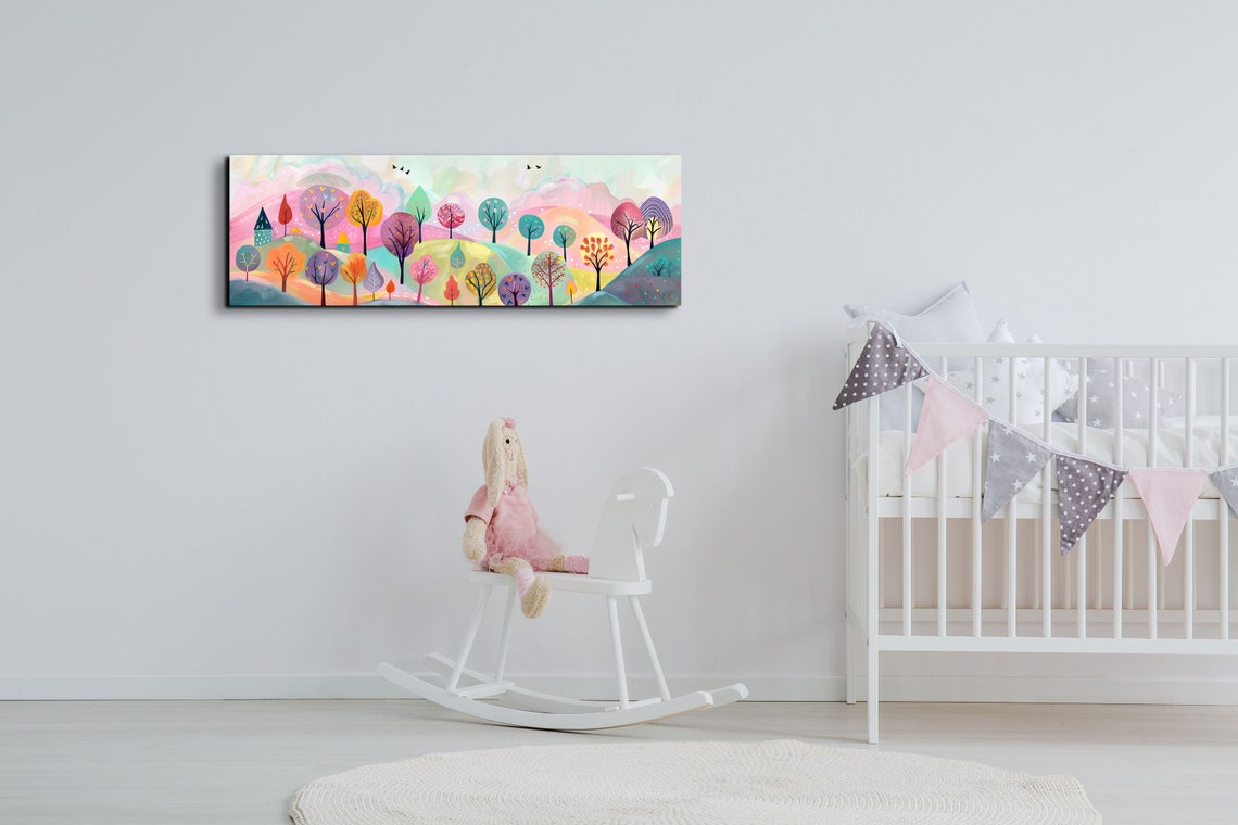 Mystical Forest Nursery Art Print - Image 4