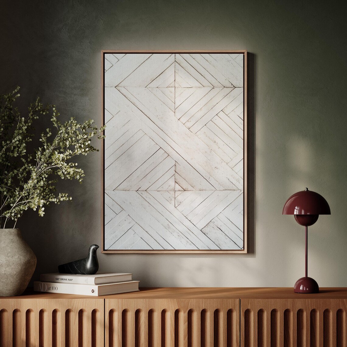 Geometric Pattern Design, Rustic Farmhouse Decor - Image 5
