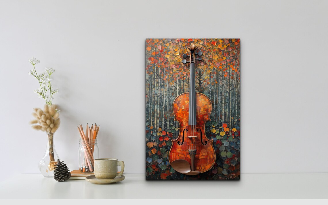 Violin Music Studio Decor, Instrument Art Print - Image 5