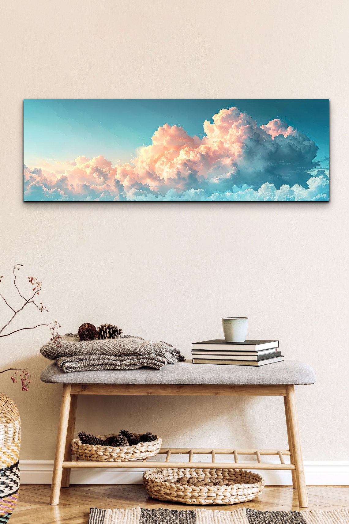 Panoramic Cloud Wall Art - Image 6