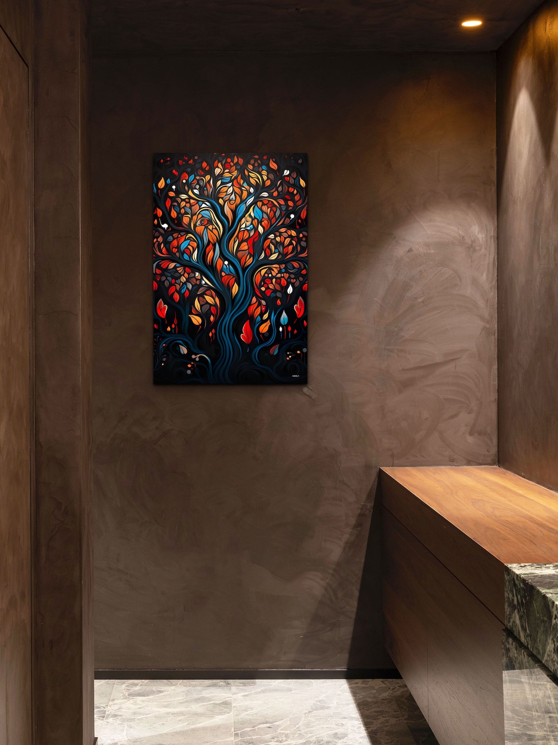 Colorful Tree Of Life Trees Wall Art Print - Image 3