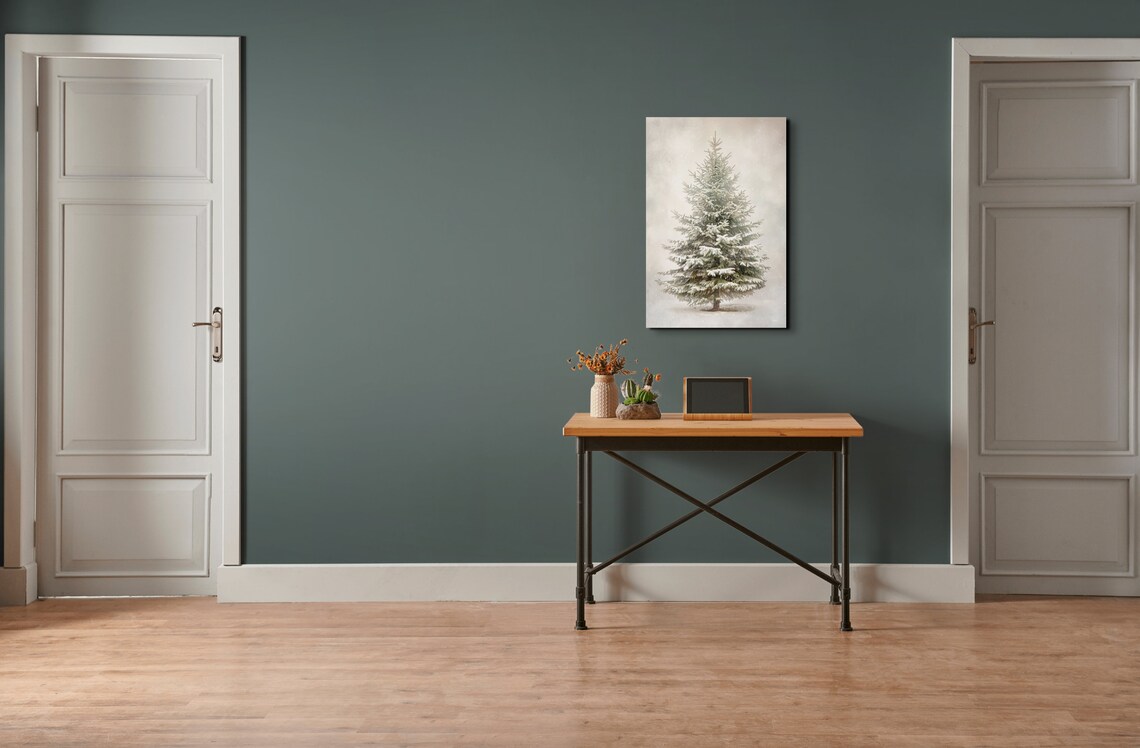 Christmas Tree Holiday Art Print, Pine Tree Decor - Image 6