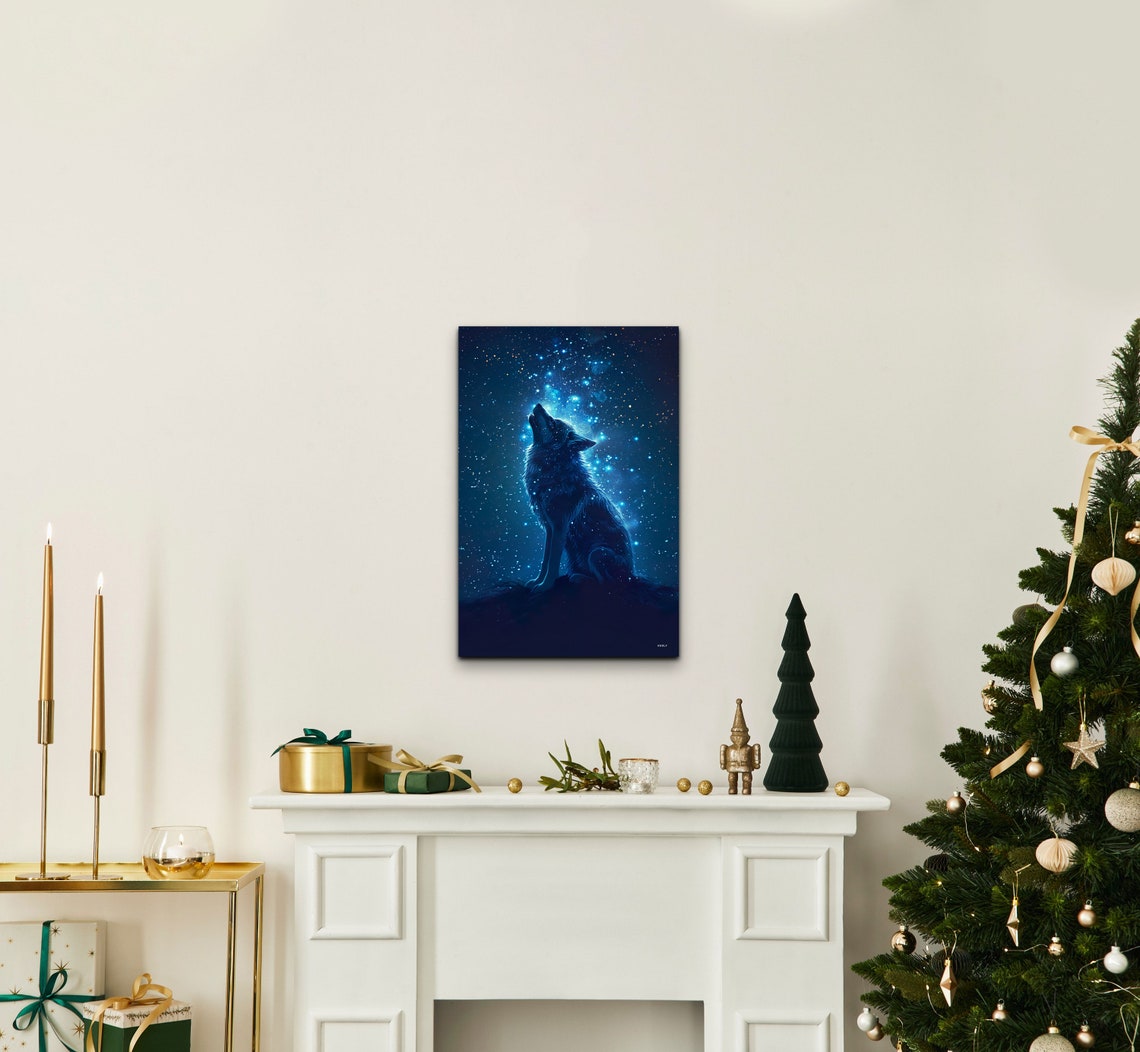 Constellation Wolf Wall Art - Image 4