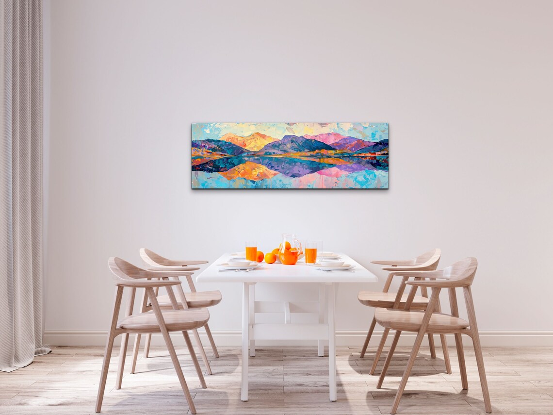 Mid Century Modern Mountain Art Print - Image 5