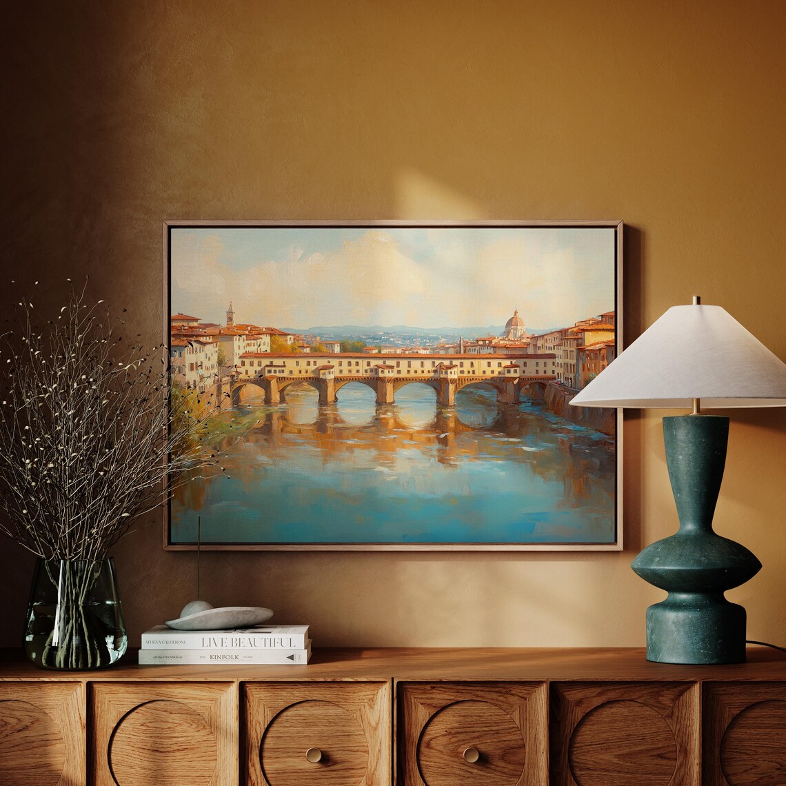Ponte Vecchio Bridge, Florence Italy Cityscape - Image 4