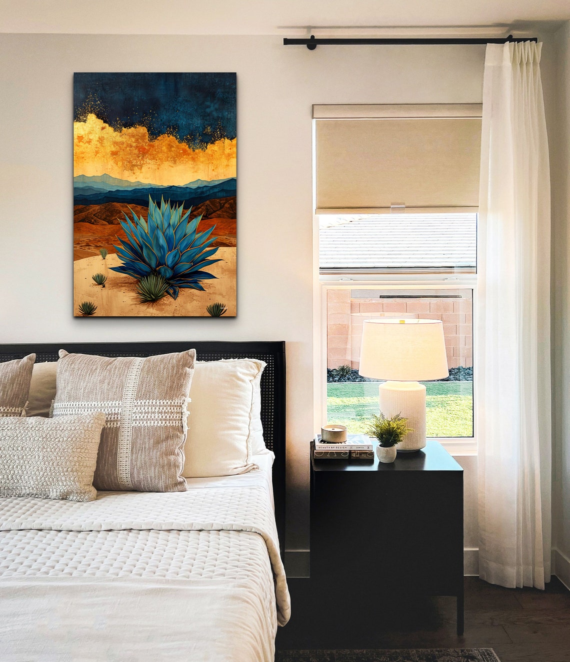 Mid Century Modern Agave Art Print - Image 5