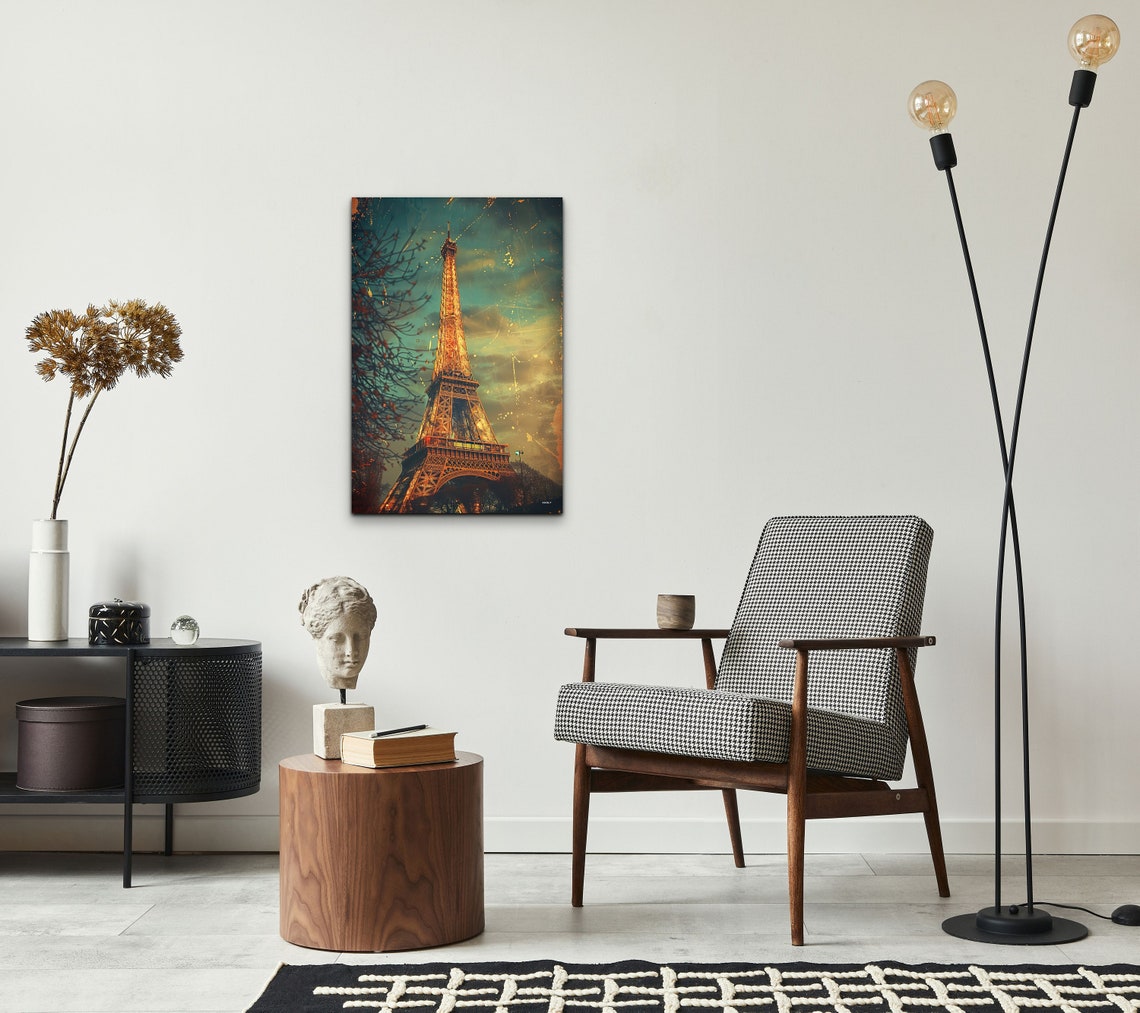 Eiffel Tower Mid-Century Modern Poster - Image 6