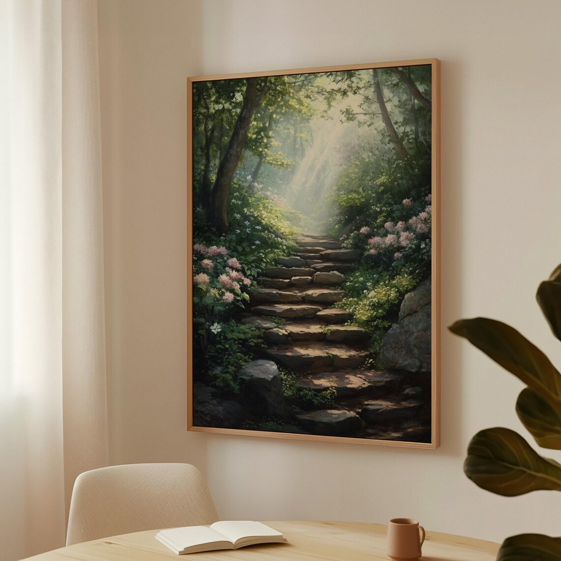 Enchanted Forest Pathway, Nature Inspired Art Print - Image 3