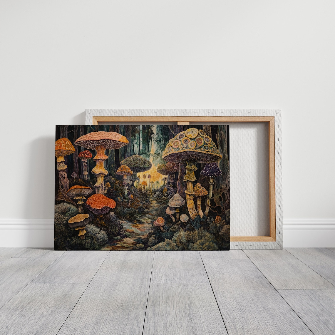Whimsical Mushroom Forest Art Print, Fantasy Fungi - Image 5