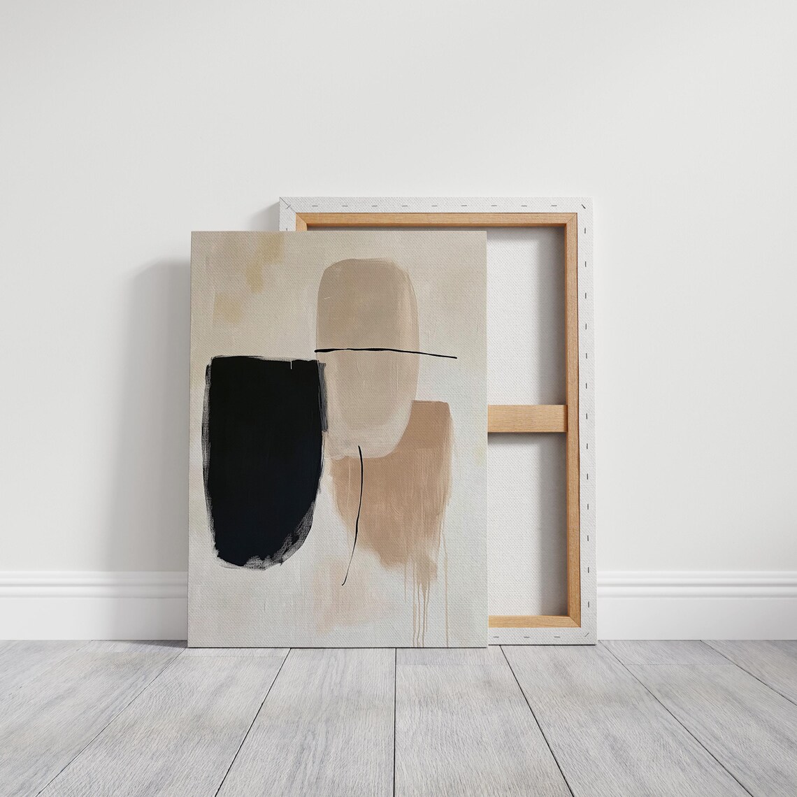 Minimalist Abstract Art, Modern Geometric Wall Decor - Image 3