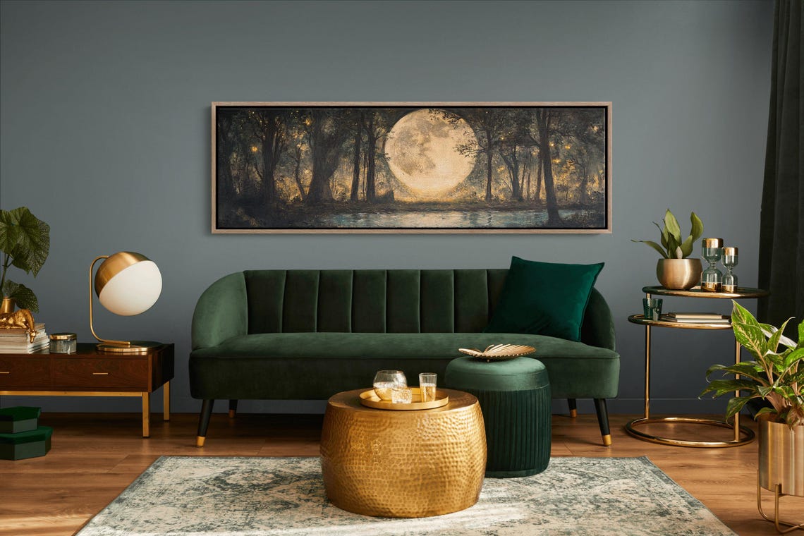 Full Moon Forest - Mystical Landscape - Image 6