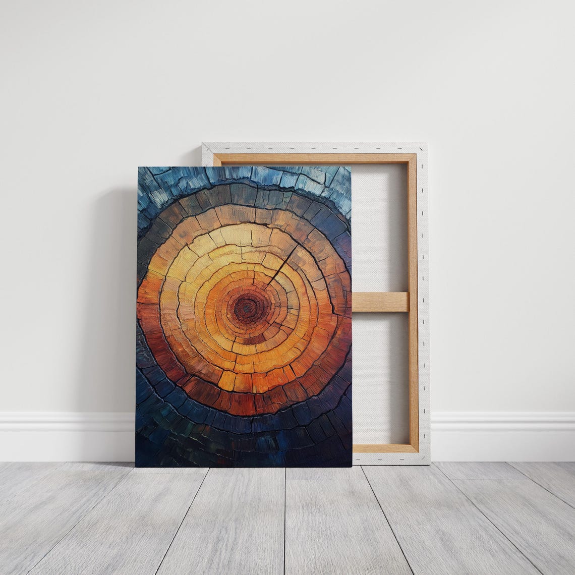 Tree Rings Art, Abstract Wood Texture - Image 3