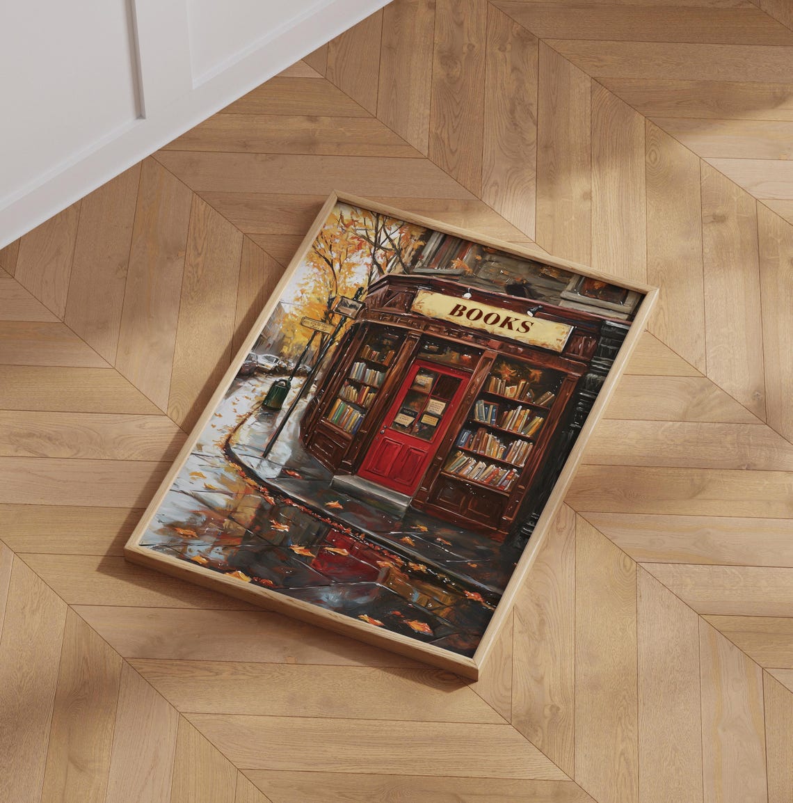 Book Store Minimalist Travel Poster - Image 6
