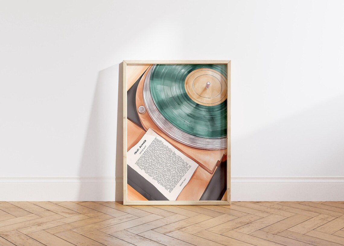 Custom Song Lyrics - Personalized Print - Image 5