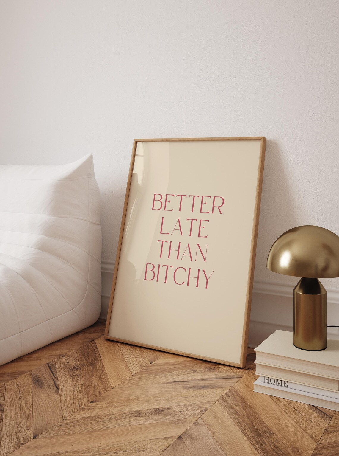 Better Late Than Bitchy, Sassy Typography Poster - Image 6