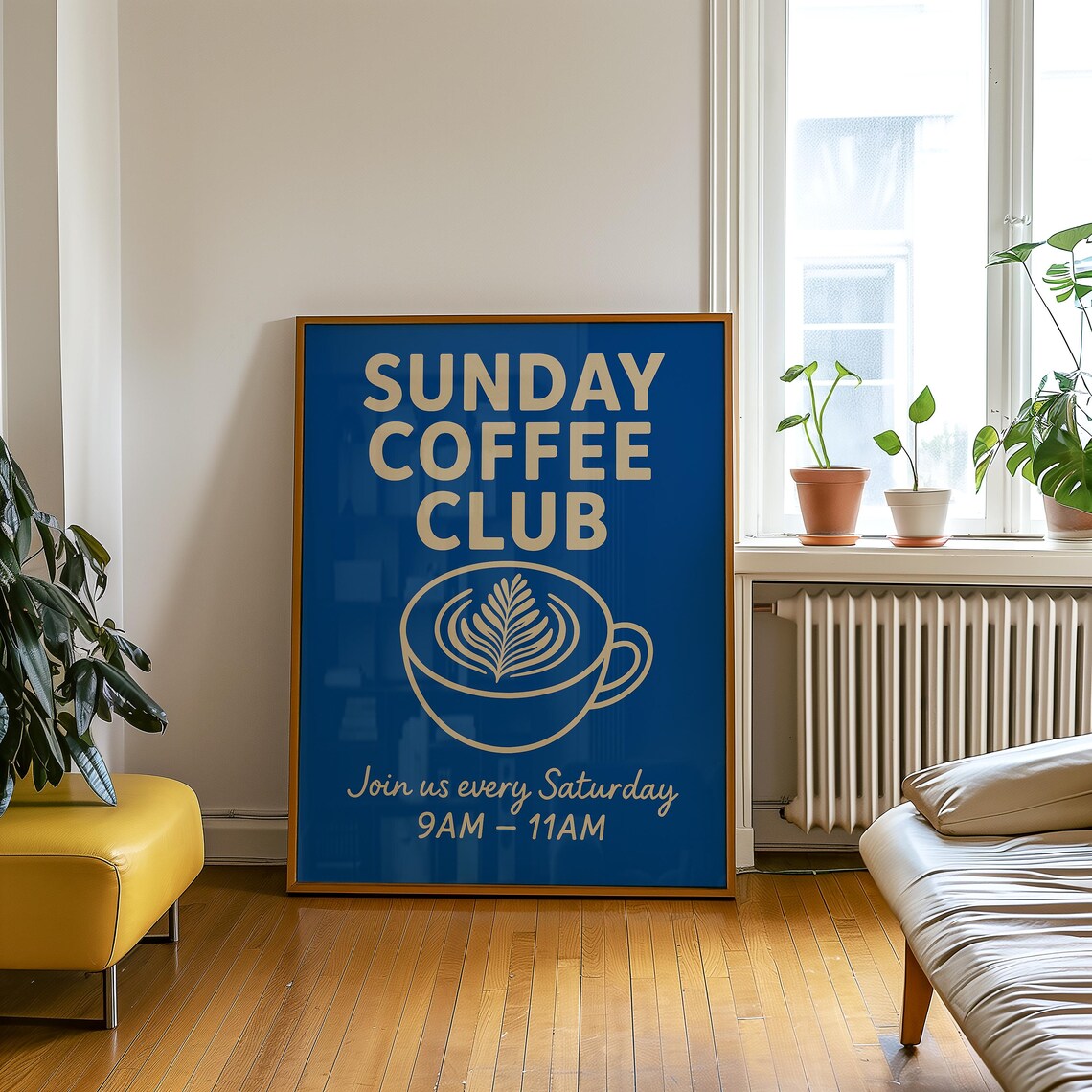 Sunday Coffee Club, Minimalist Coffee Poster - Image 6