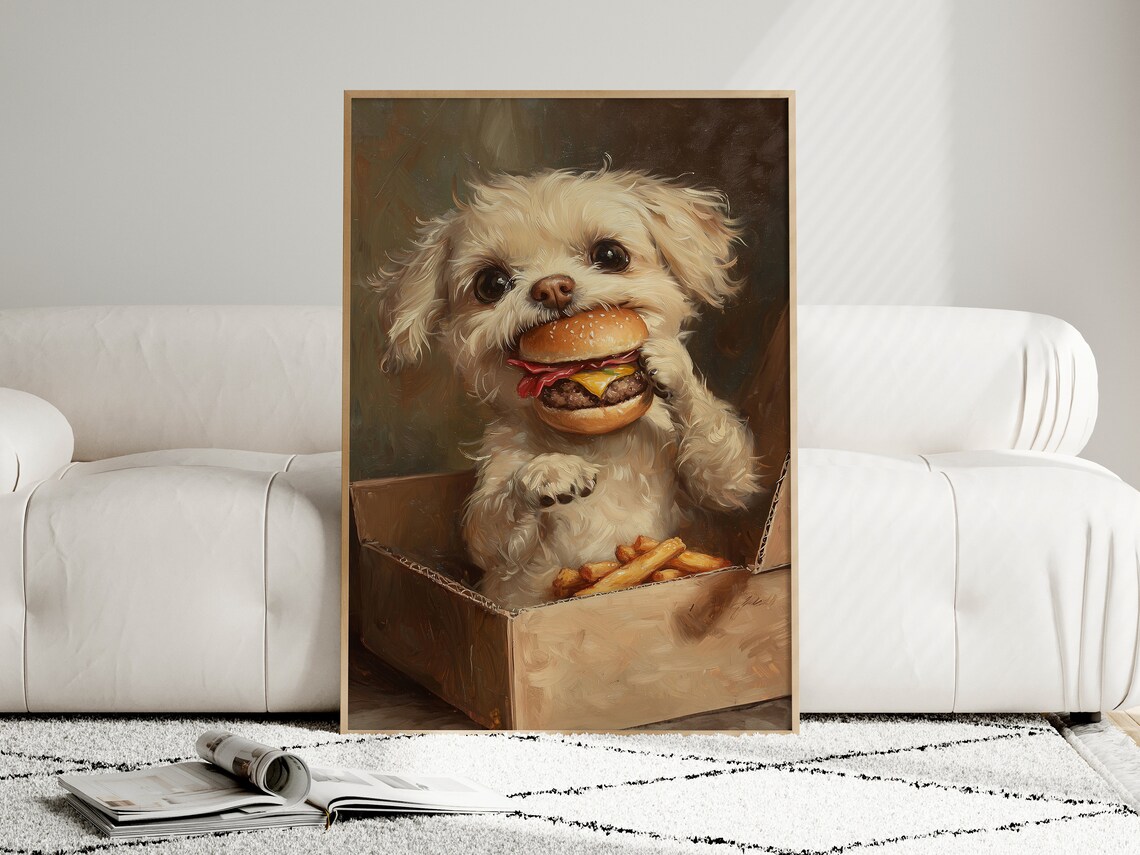 Cute Dog Traditional Travel Poster - Image 4