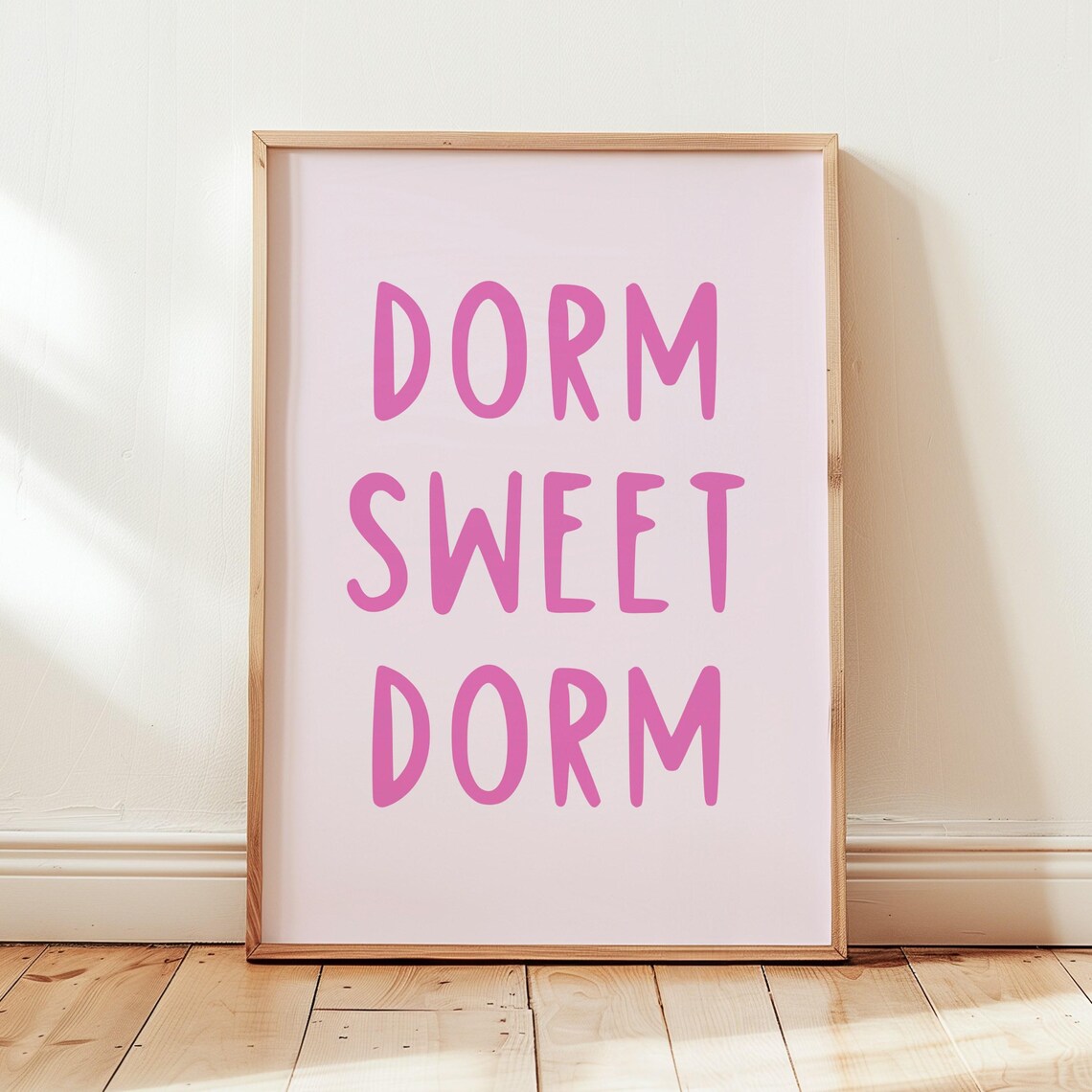 Pink Dorm Posters College Wall Art Decor Girl Prints Preppy Trendy