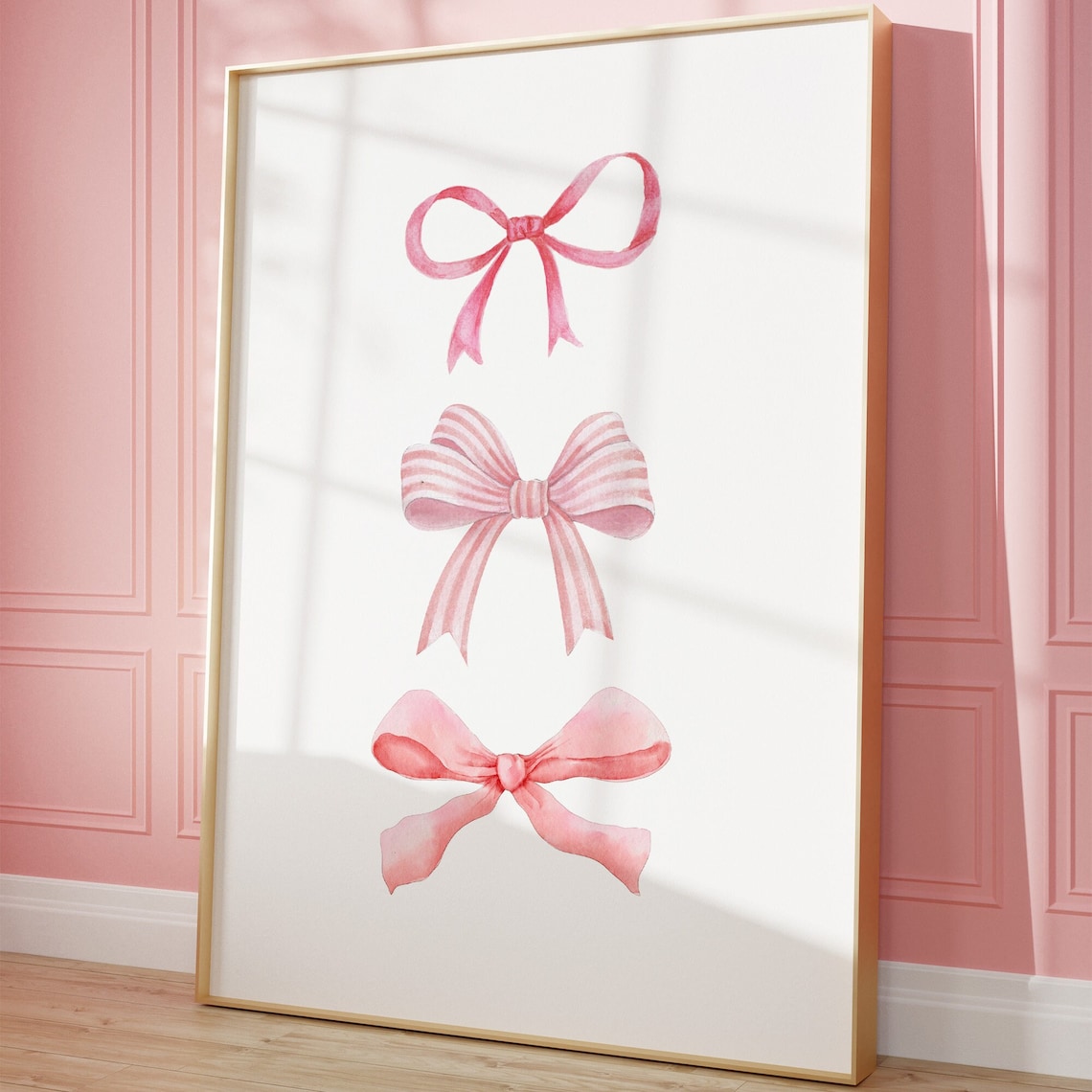 Balletcore Bow Coquette Aesthetic Art Print