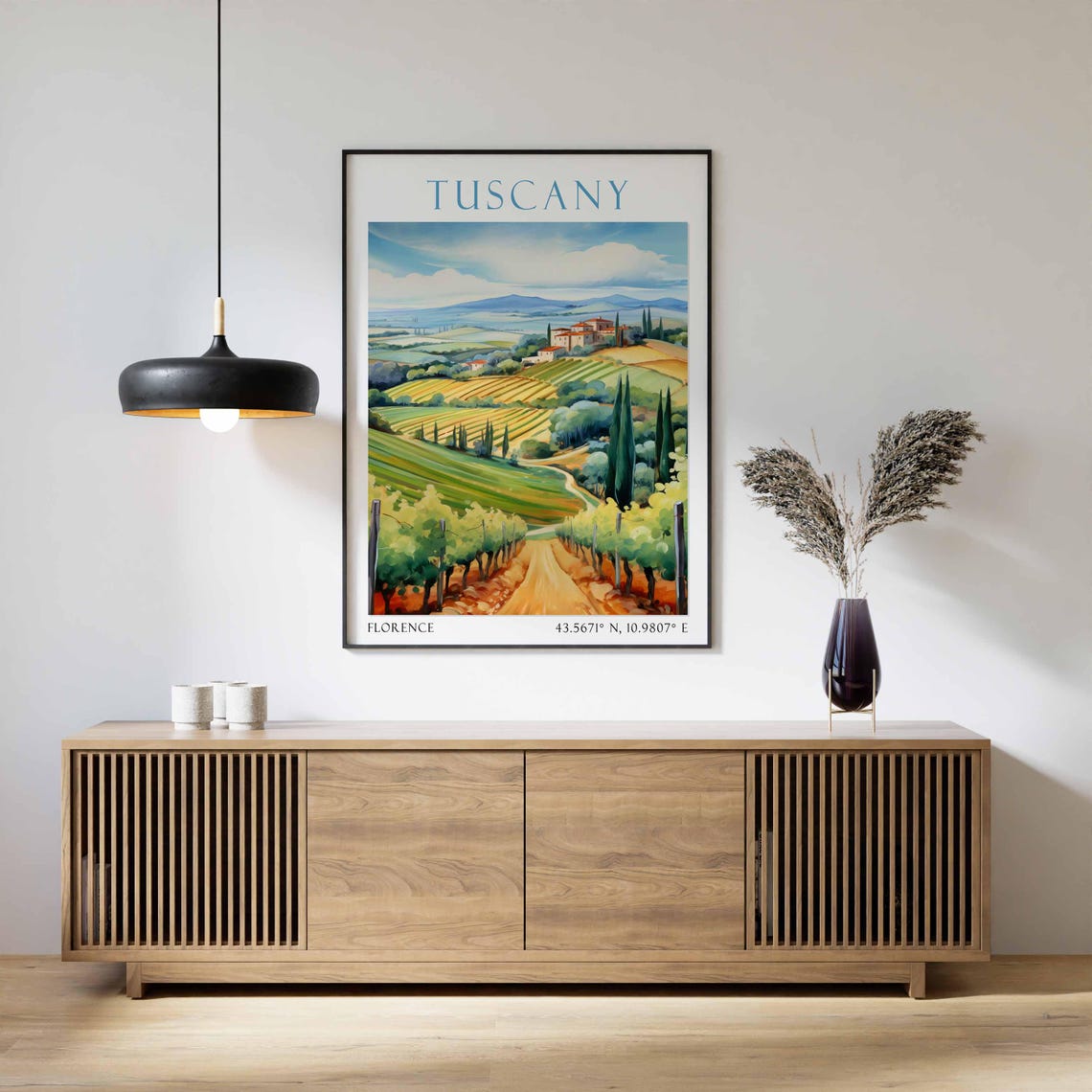 Tuscany Print Italy Wall Art Tuscany Landscape Tuscany Art Print Italian Art Tuscany Art Print Italy Decor Europe Print Travel Gift - Image 2