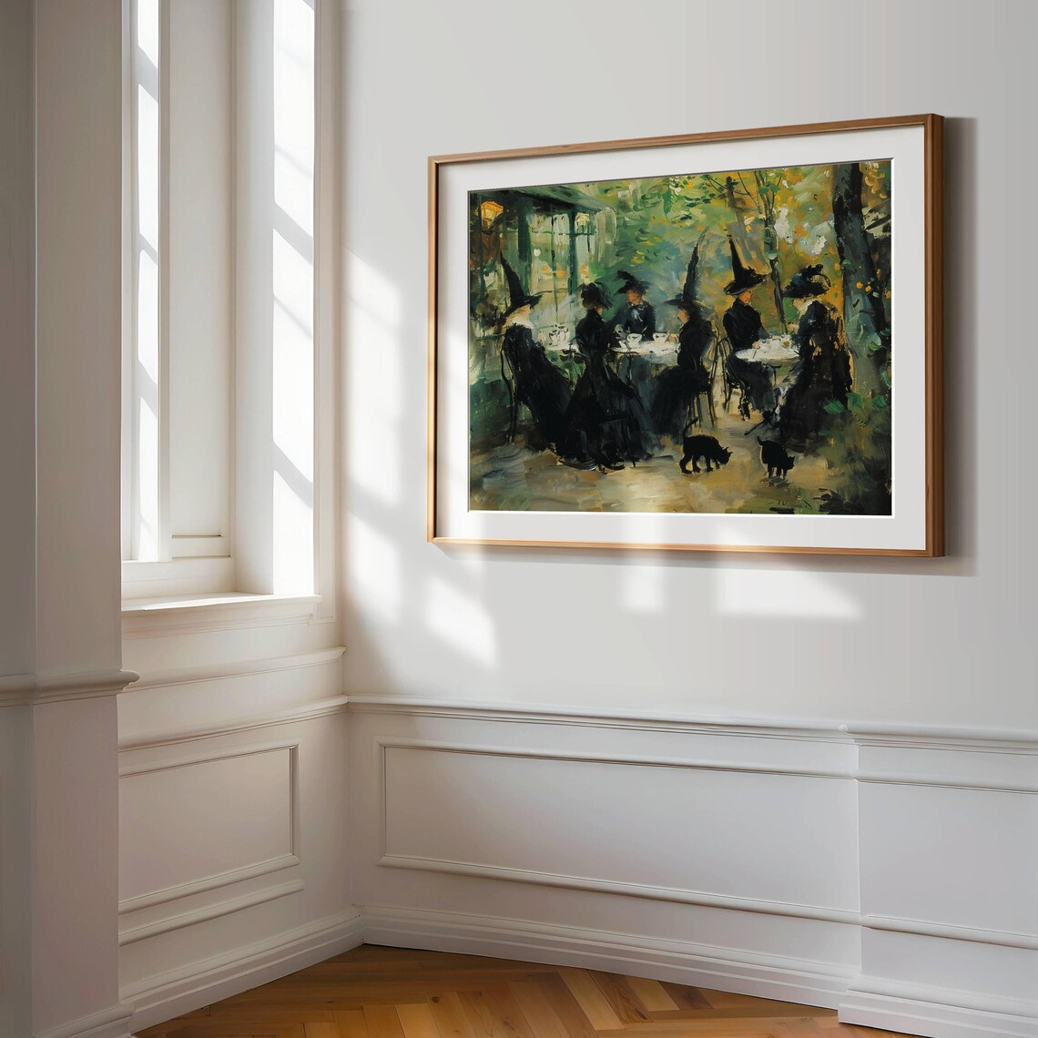 Witch Cafe Halloween Impressionist Witches Art Print - Image 5