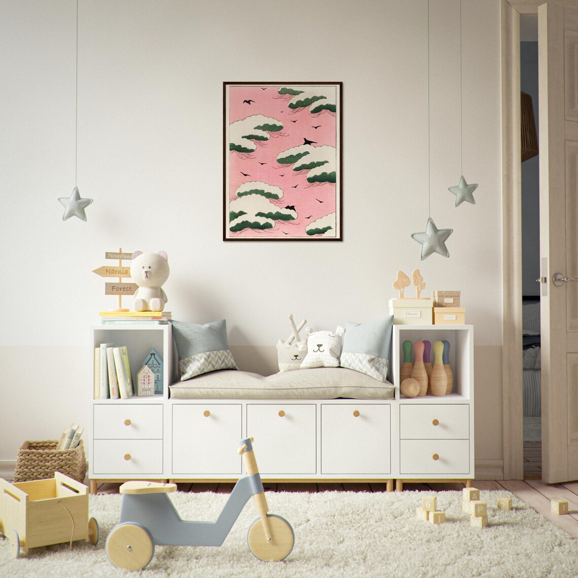 Japanese Pink - Traditional Travel Poster - Image 4