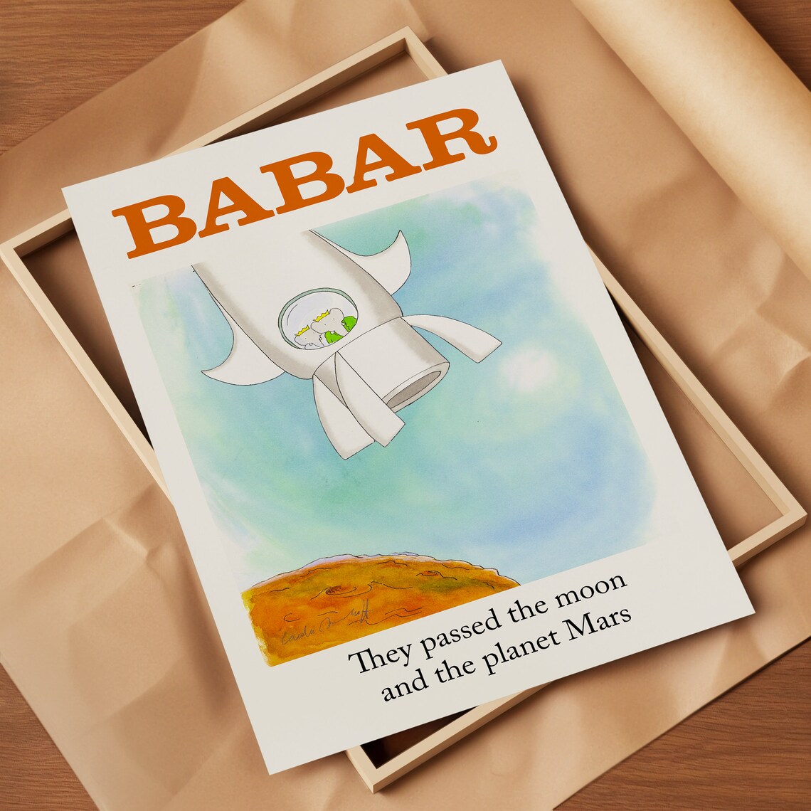 Babar The Elephant, Nursery Decor Art Print - Image 5