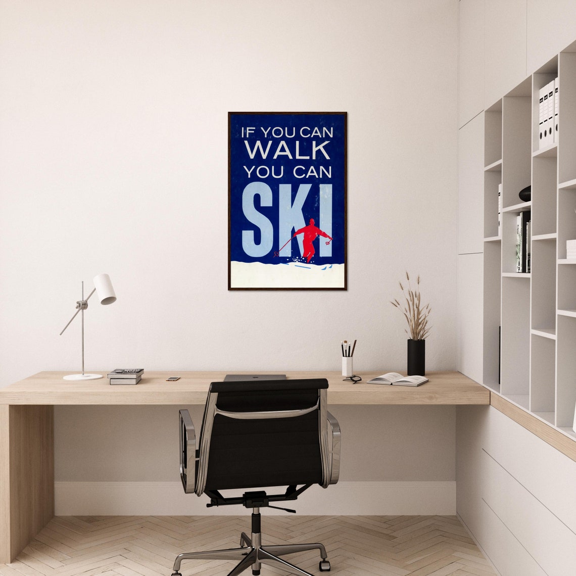 Vintage Ski Poster, Retro Travel Poster - Image 2