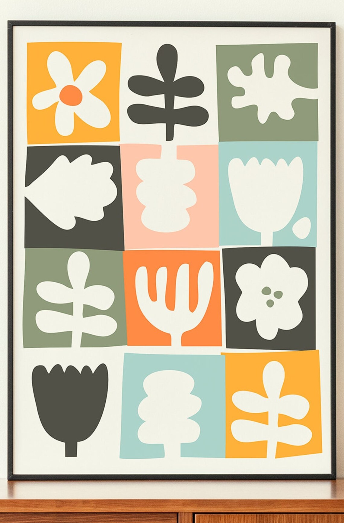 Botanical Abstract - Minimalist Travel Poster - Image 4