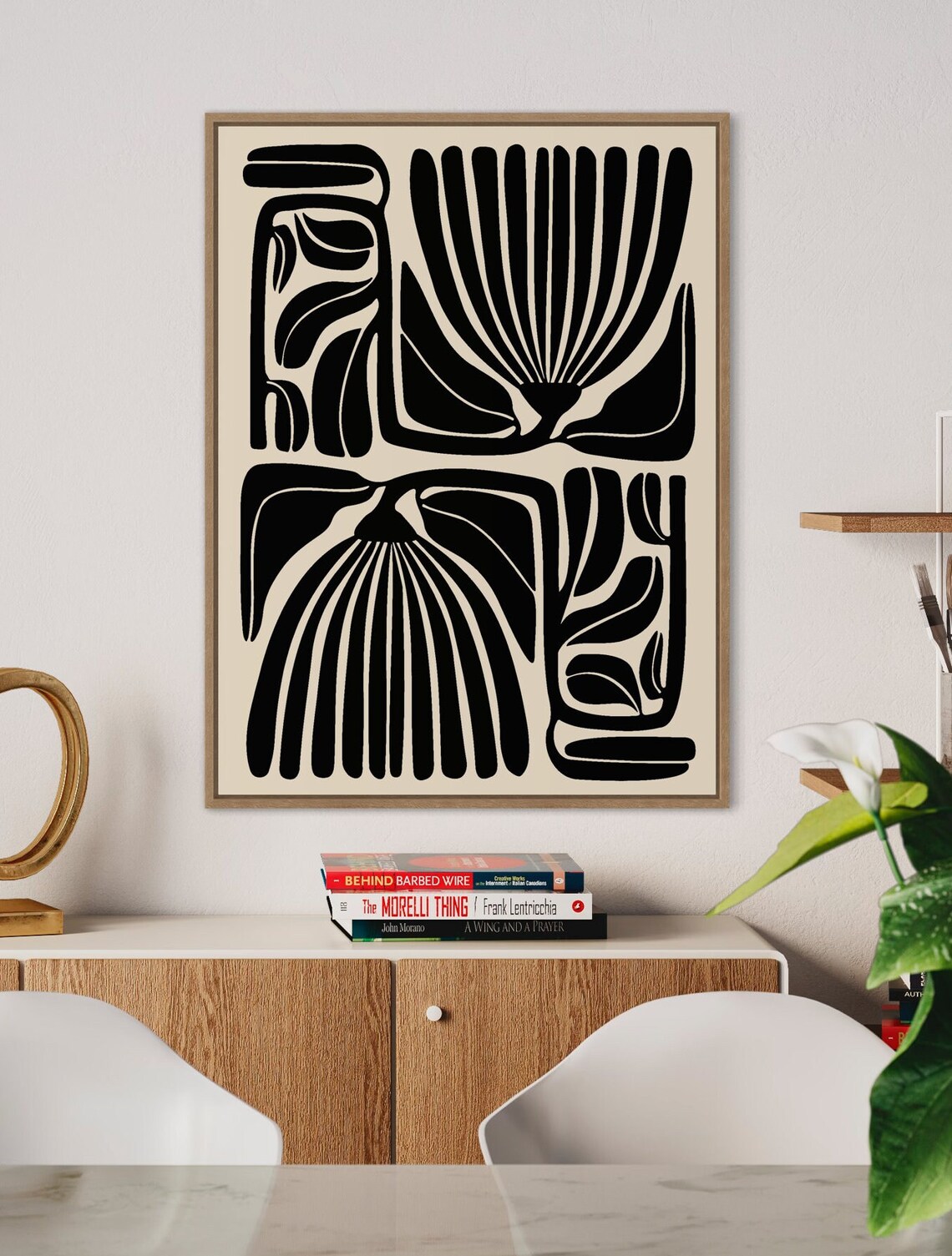 Abstract Botanical - Contemporary Travel Poster - Image 4