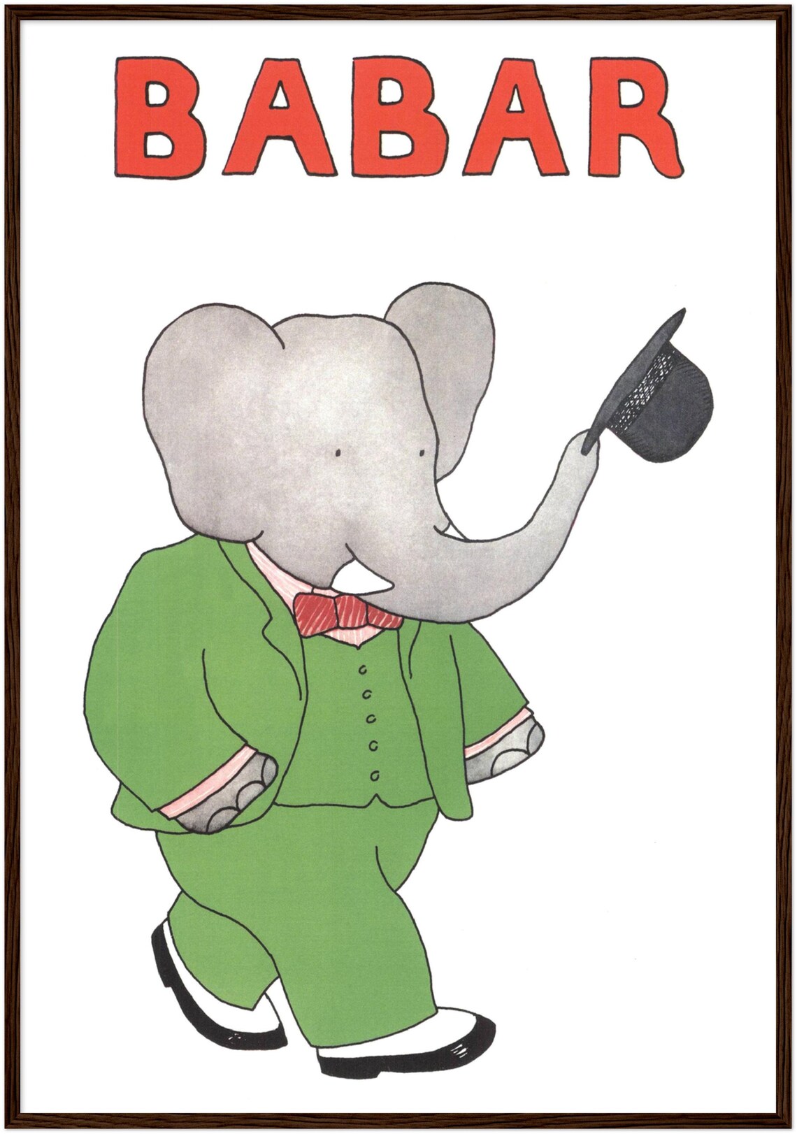 Babar Elephant Nursery Decor, Animal Art Print - Image 5