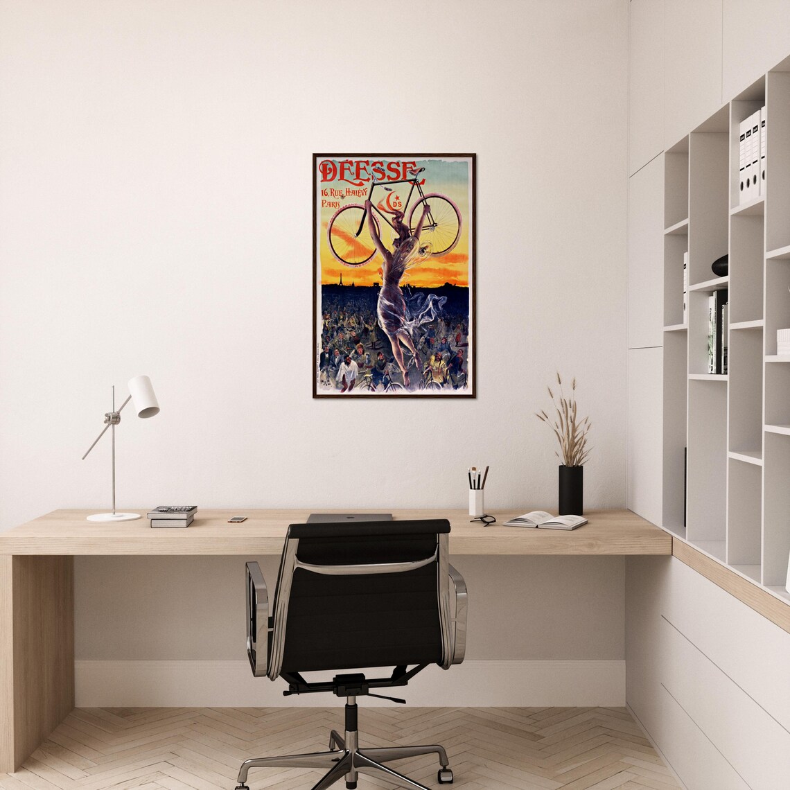 Vintage Cycling Advertisement, Retro Boho Art Print - Image 2