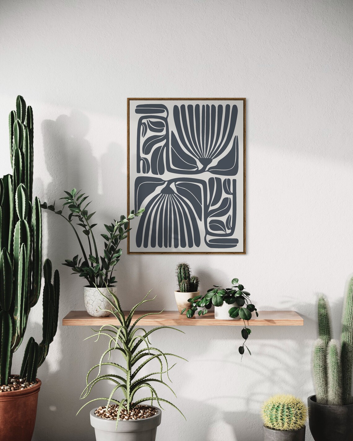 Abstract Botanical - Minimalist Travel Poster - Image 4