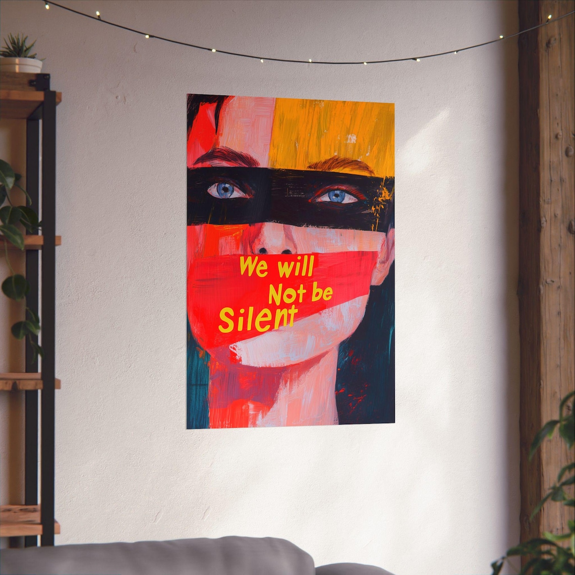 We Will Not Be Silent Poster, Protest Art Print - Image 3