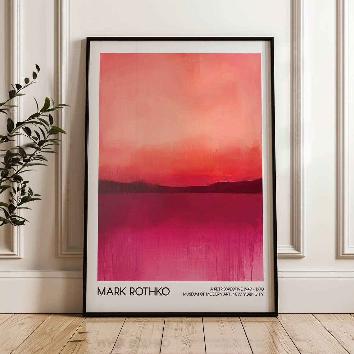 Mark Rothko Abstract Modern Living Room Art Print