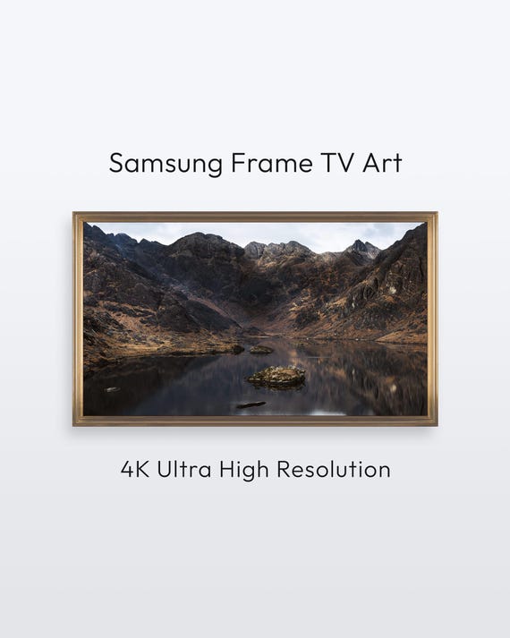 Loch Coruisk Samsung Frame Tv Scotland Nature Photography 4k Print