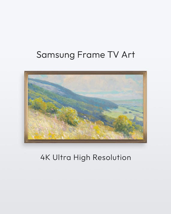 Samsung Frame Tv Art Classical Landscape Painting 4k Print