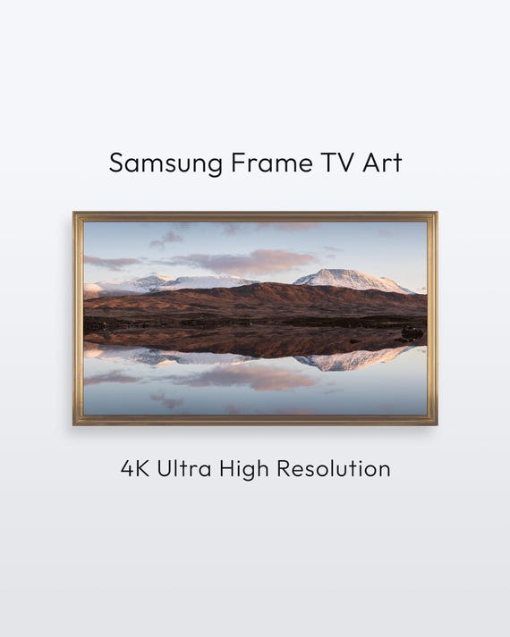 Rannoch Moor Samsung Frame Tv Art Scotland Nature Photography 4k Print